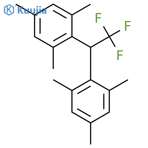 2,2-Bis(1,3,5-trimethylphenyl)-1,1,1-trifluoroethane structure