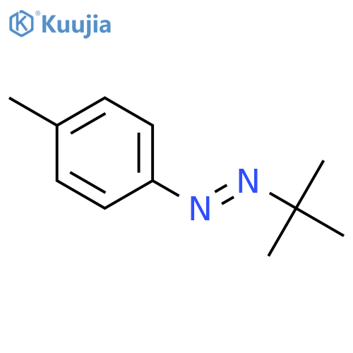 Diazene, (1,1-dimethylethyl)(4-methylphenyl)- structure