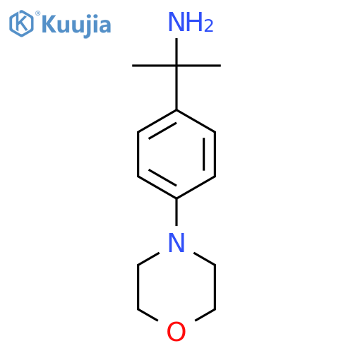 2-4-(morpholin-4-yl)phenylpropan-2-amine structure