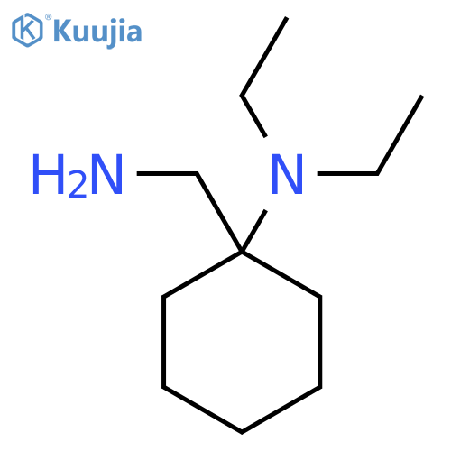 1-(Aminomethyl)-N,N-diethylcyclohexan-1-amine structure