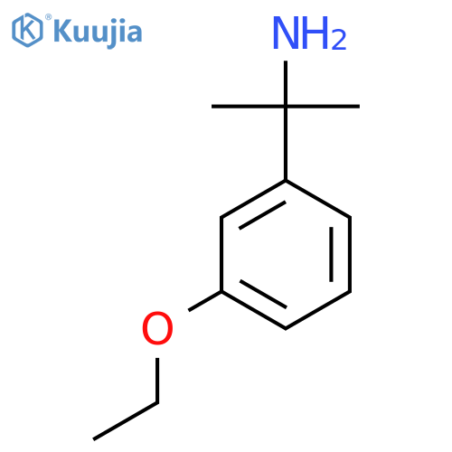 2-(3-ethoxyphenyl)propan-2-amine structure