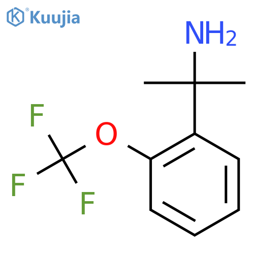 2-2-(trifluoromethoxy)phenylpropan-2-amine structure