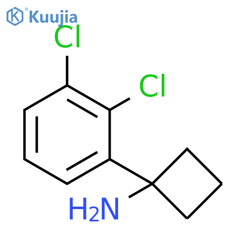1-(2,3-dichlorophenyl)cyclobutan-1-amine structure