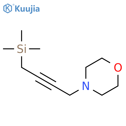 Morpholine, 4-[4-(trimethylsilyl)-2-butynyl]- structure