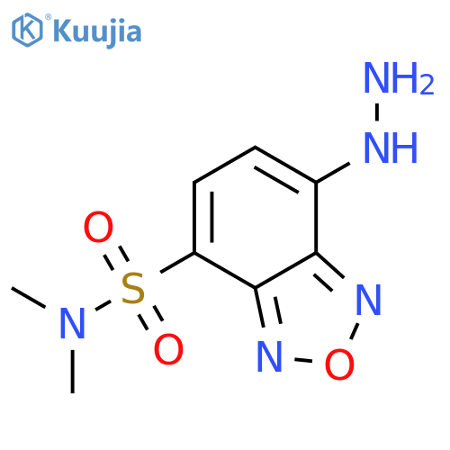 DBD-H (4-(N,N-Dimethylaminosulfonyl)-7-hydrazino-2,1,3-benzoxadiazole) structure