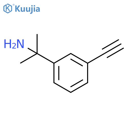 Benzenemethanamine, 3-ethynyl-α,α-dimethyl- structure
