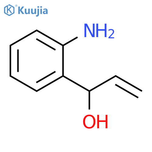 Benzenemethanol, 2-amino-a-ethenyl- structure