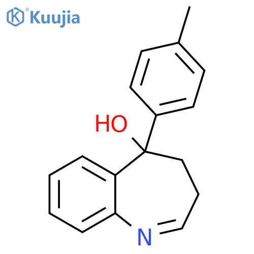 3H-1-Benzazepin-5-ol, 4,5-dihydro-5-(4-methylphenyl)- structure