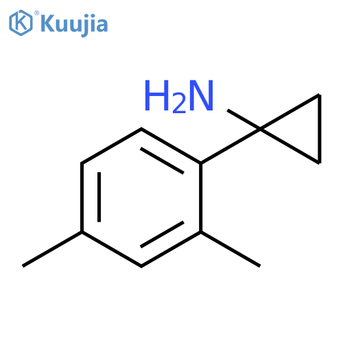 1-(2,4-dimethylphenyl)cyclopropan-1-amine structure