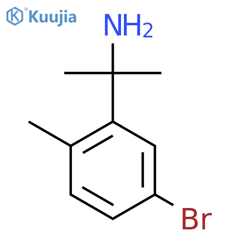 2-(5-bromo-2-methylphenyl)propan-2-amine structure