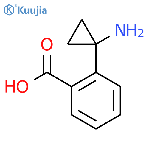 2-(1-Aminocyclopropyl)benzoic acid structure
