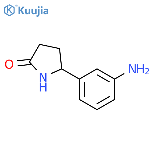 5-(3-aminophenyl)pyrrolidin-2-one structure