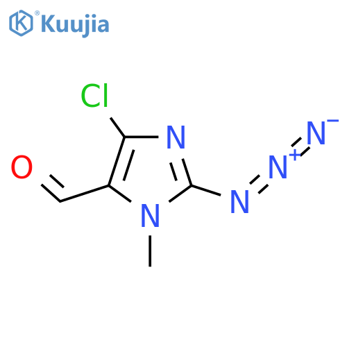 2-Azido-5-chloro-3-methylimidazole-4-carbaldehyde structure