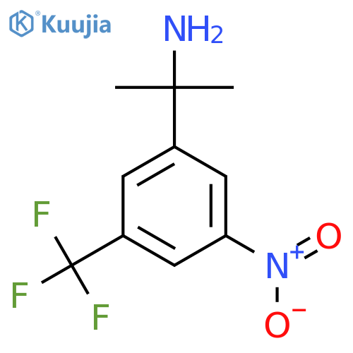 2-3-nitro-5-(trifluoromethyl)phenylpropan-2-amine structure