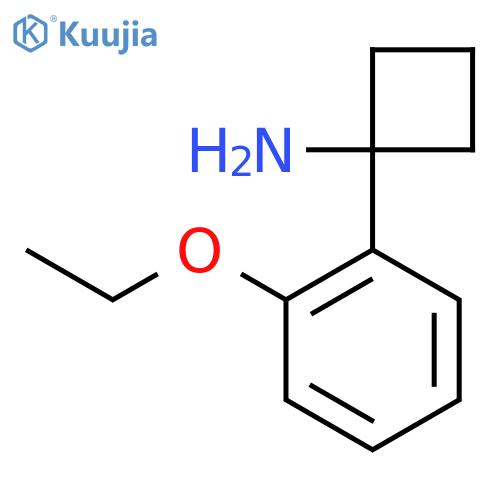 1-(2-Ethoxyphenyl)cyclobutan-1-amine structure