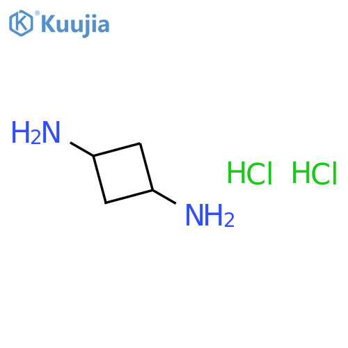 Cyclobutane-1,3-diamine dihydrochloride structure