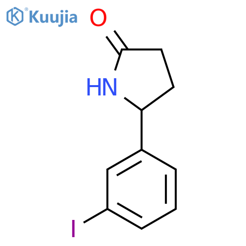 5-(3-Iodophenyl)pyrrolidin-2-one structure