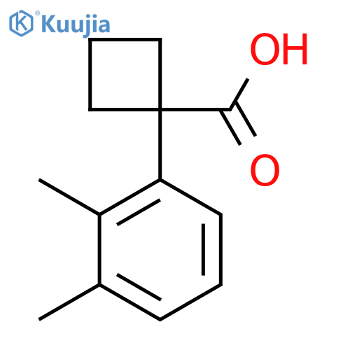 1-(2,3-Dimethylphenyl)cyclobutane-1-carboxylic acid structure