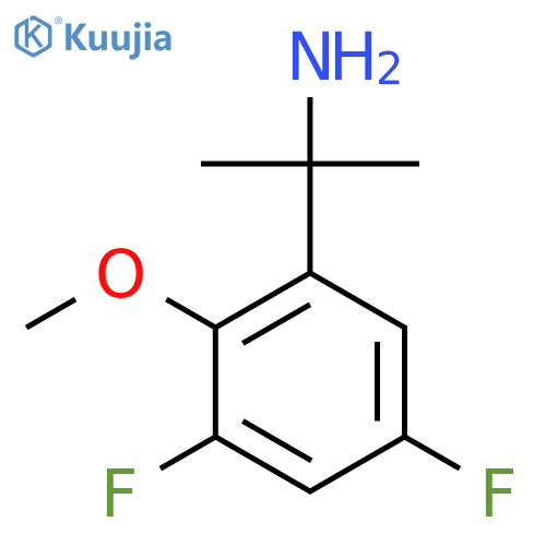 2-(3,5-difluoro-2-methoxyphenyl)propan-2-amine structure