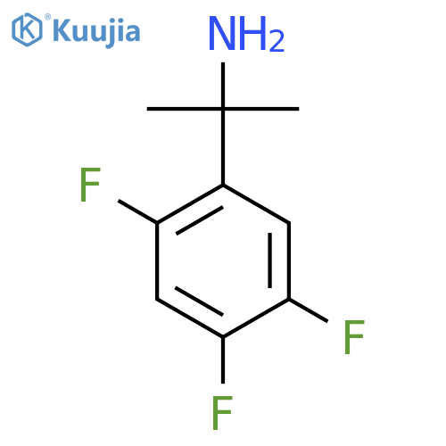 2-(2,4,5-trifluorophenyl)propan-2-amine structure