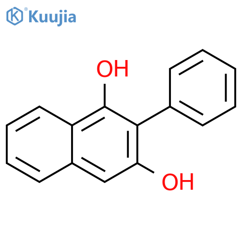 1,3-Naphthalenediol, 2-phenyl- structure