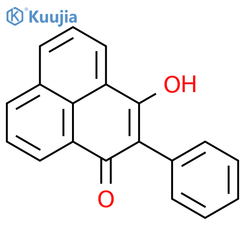 1H-Phenalen-1-one,3-hydroxy-2-phenyl- structure
