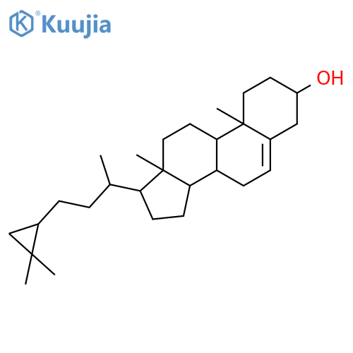 24-Norchol-5-en-3-ol,23-[(1R)-2,2-dimethylcyclopropyl]-, (3b)- (9CI) structure