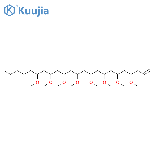 (4S,6S,8S,10S,12R,14R,16R,18R)-4,6,8,10,12,14,16,18-octamethoxy-1-tricosene structure