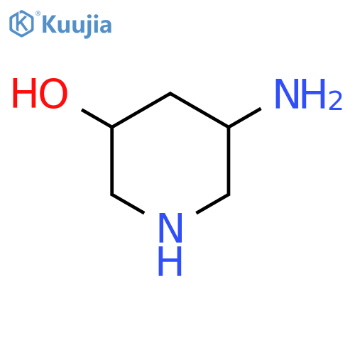 5-Aminopiperidin-3-ol structure