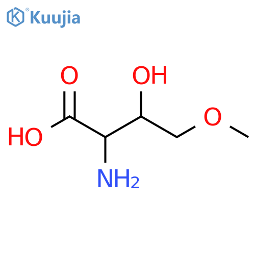 2-amino-3-hydroxy-4-methoxybutanoic acid structure