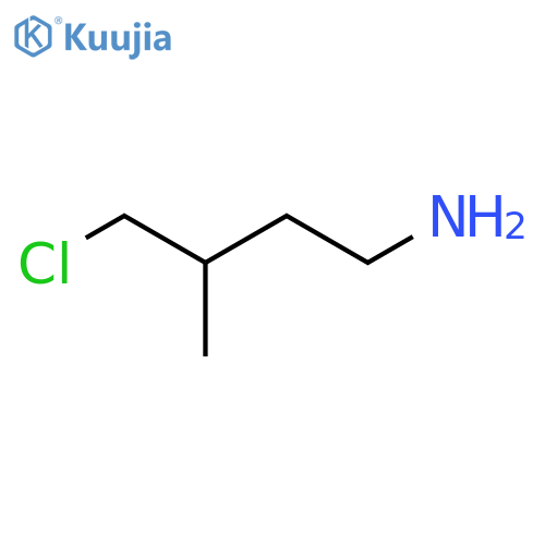 4-Chloro-3-methylbutan-1-amine structure