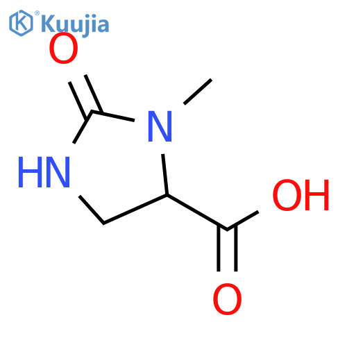 3-methyl-2-oxoimidazolidine-4-carboxylic acid structure