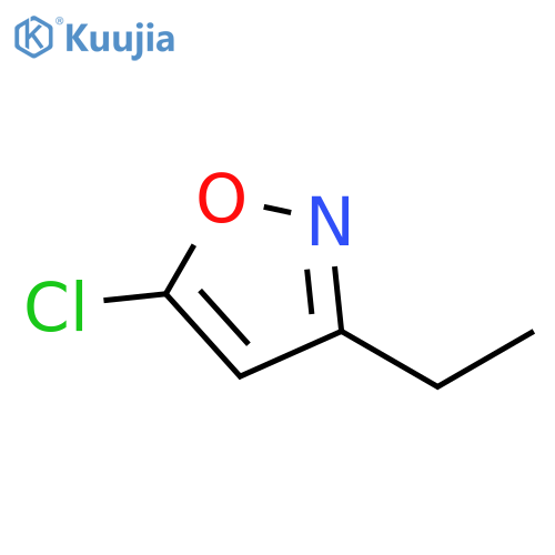 5-CHLORO-3-ETHYL-1,2-OXAZOLE structure