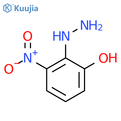 2-Hydrazinyl-3-nitrophenol structure