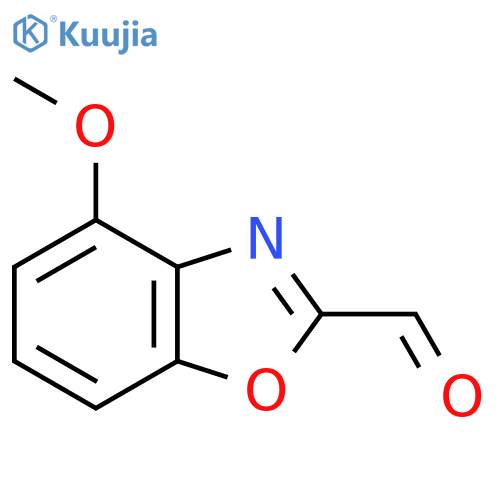 4-Methoxybenzo[d]oxazole-2-carboxaldehyde structure