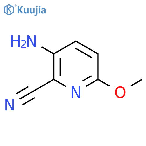 3-amino-6-methoxypyridine-2-carbonitrile structure