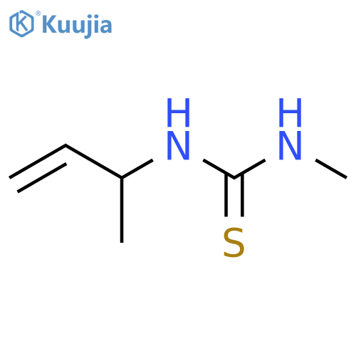 3-(But-3-en-2-yl)-1-methylthiourea structure