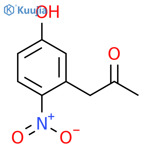 1-(5-hydroxy-2-nitrophenyl)propan-2-one structure