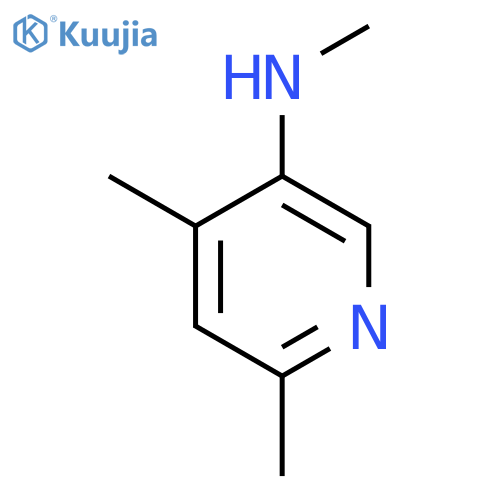 N,4,6-trimethylpyridin-3-amine structure