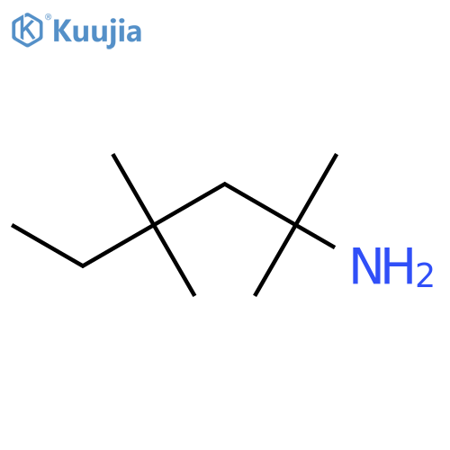 2,4,4-trimethylhexan-2-amine structure