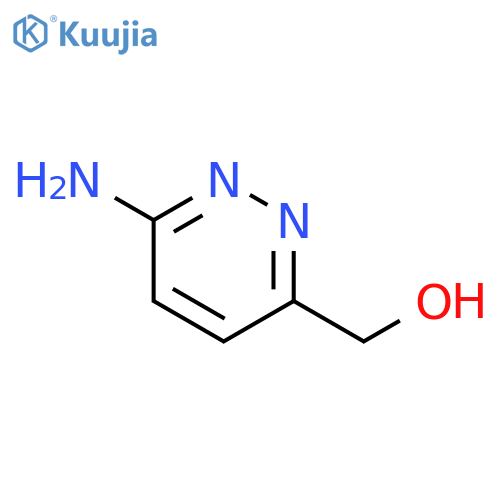 (6-aminopyridazin-3-yl)methanol structure