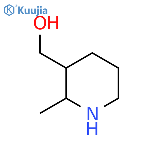 (2-methyl-3-piperidyl)methanol structure