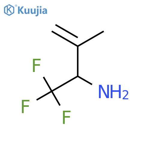 1,1,1-trifluoro-3-methylbut-3-en-2-amine structure