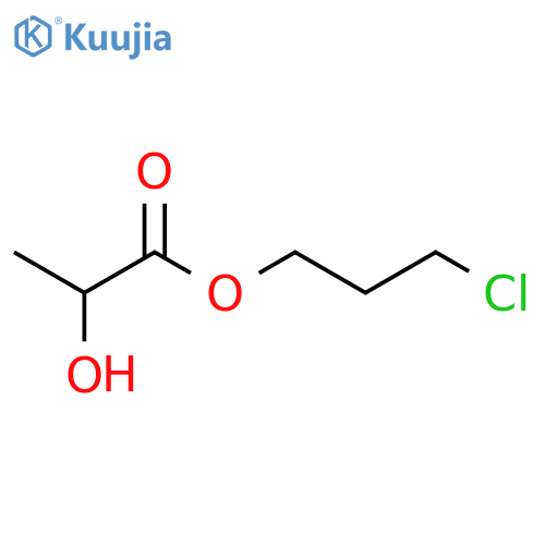 3-chloropropyl 2-hydroxypropanoate structure