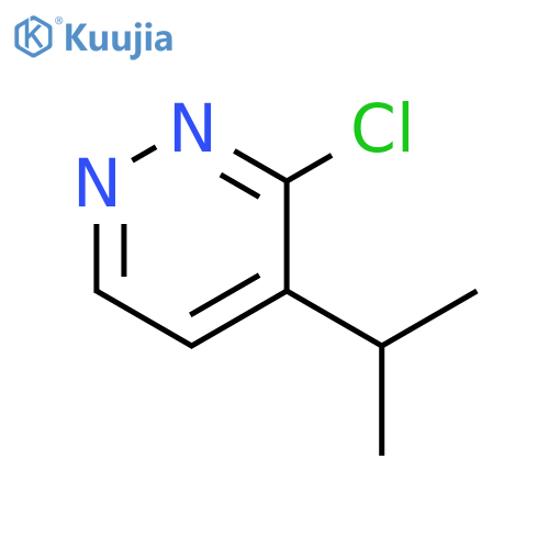 Pyridazine, 3-chloro-4-(1-methylethyl)- structure