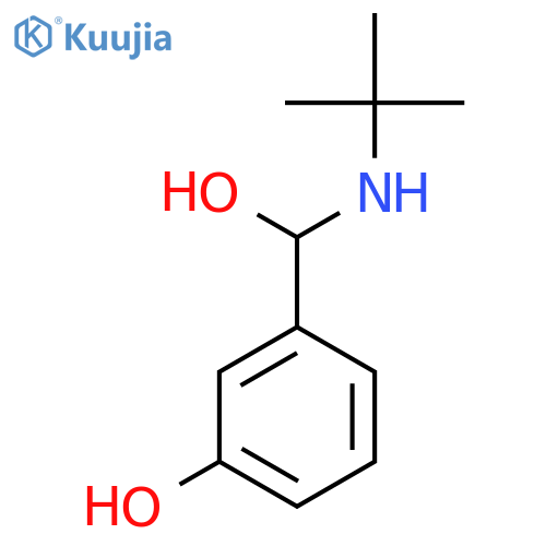 3-((Tert-butylamino)(hydroxy)methyl)phenol structure