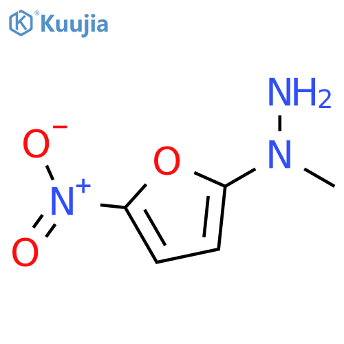 (5-nitrofuran-2-yl)methylhydrazine structure