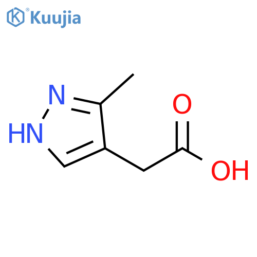 1H-Pyrazole-4-acetic acid, 3-methyl- structure