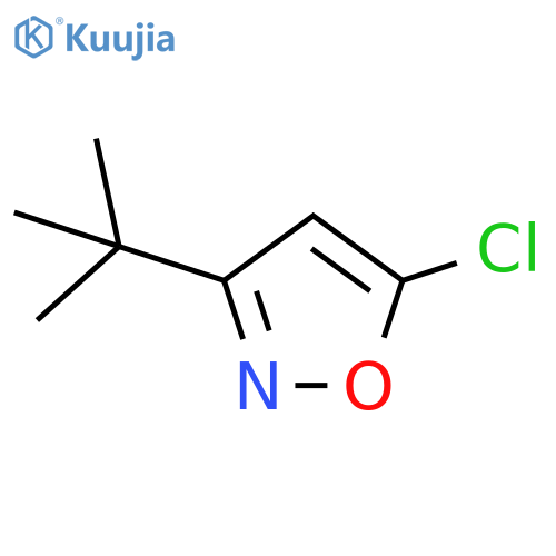 3-TERT-BUTYL-5-CHLORO-1,2-OXAZOLE structure