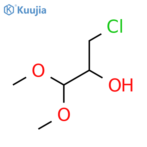 3-chloro-1,1-dimethoxypropan-2-ol structure
